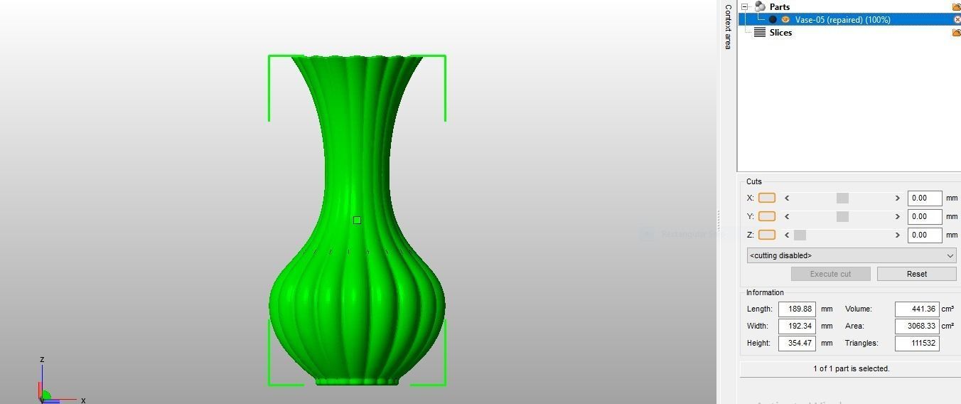 Flower Vase 3D print model_15