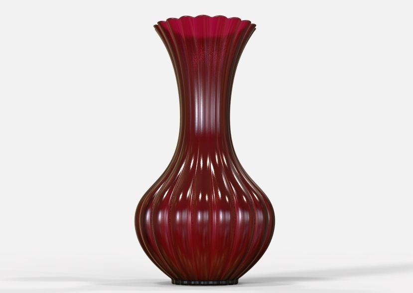 Flower Vase 3D print model_23