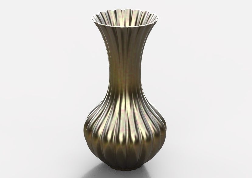 Flower Vase 3D print model_39