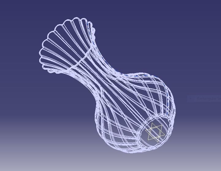 Flower Vase 3D print model_13