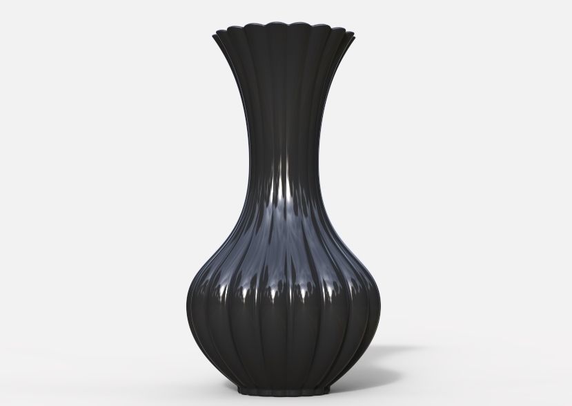 Flower Vase 3D print model_29