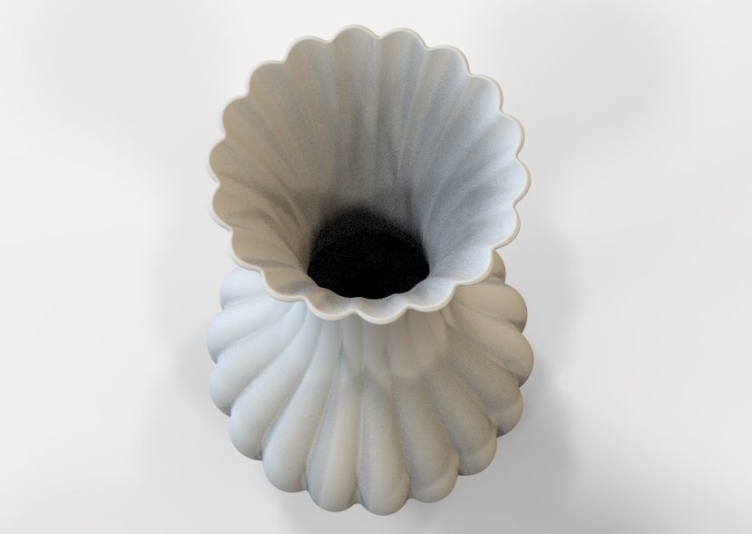 Flower Vase 3D print model_41