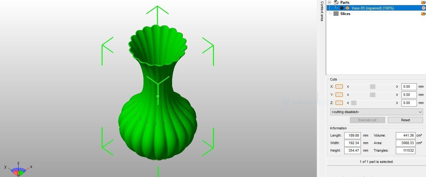Flower Vase 3D print model_14