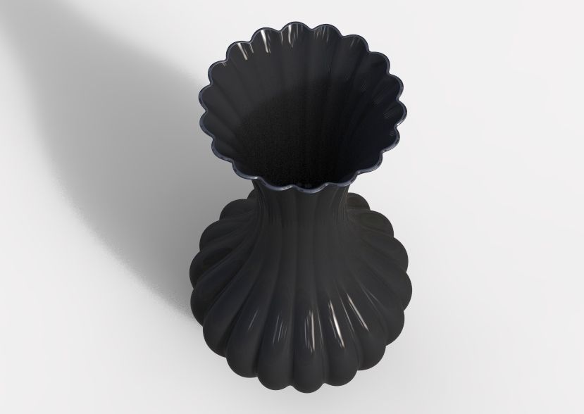 Flower Vase 3D print model_36