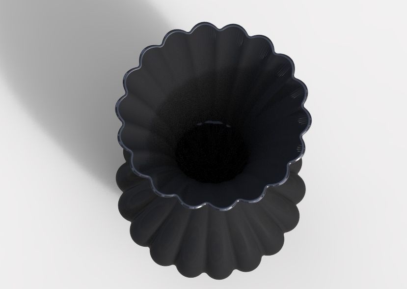 Flower Vase 3D print model_37