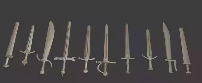 European Medieval Renaissance Weapons One Handed Swords