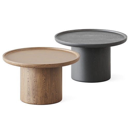 Devin Round Pedestal Coffee Table by Safavieh 3D model