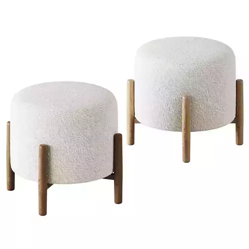 Elroy Sherpa Ottoman by Studio McGee