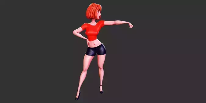 Rigged - Stylized Character Girl - Emma