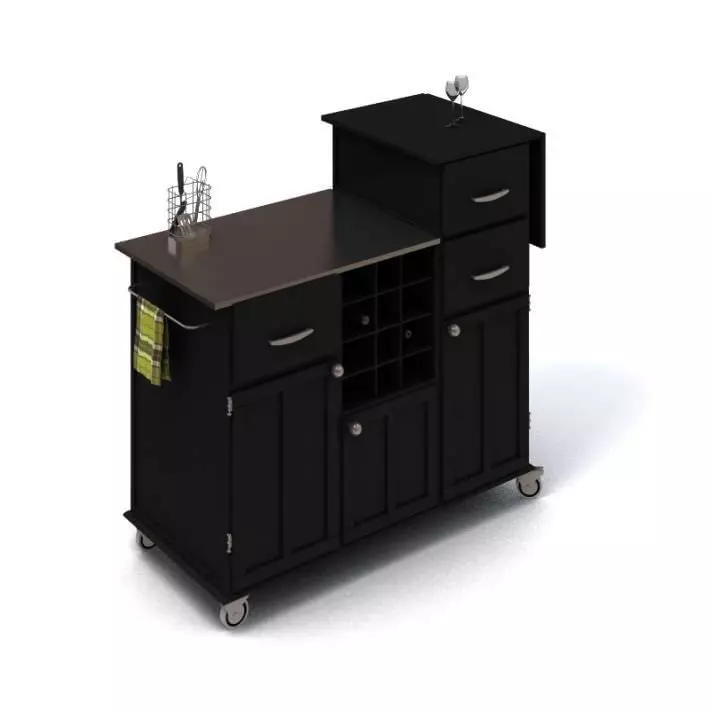 Drawers On Wheels 3D model_0