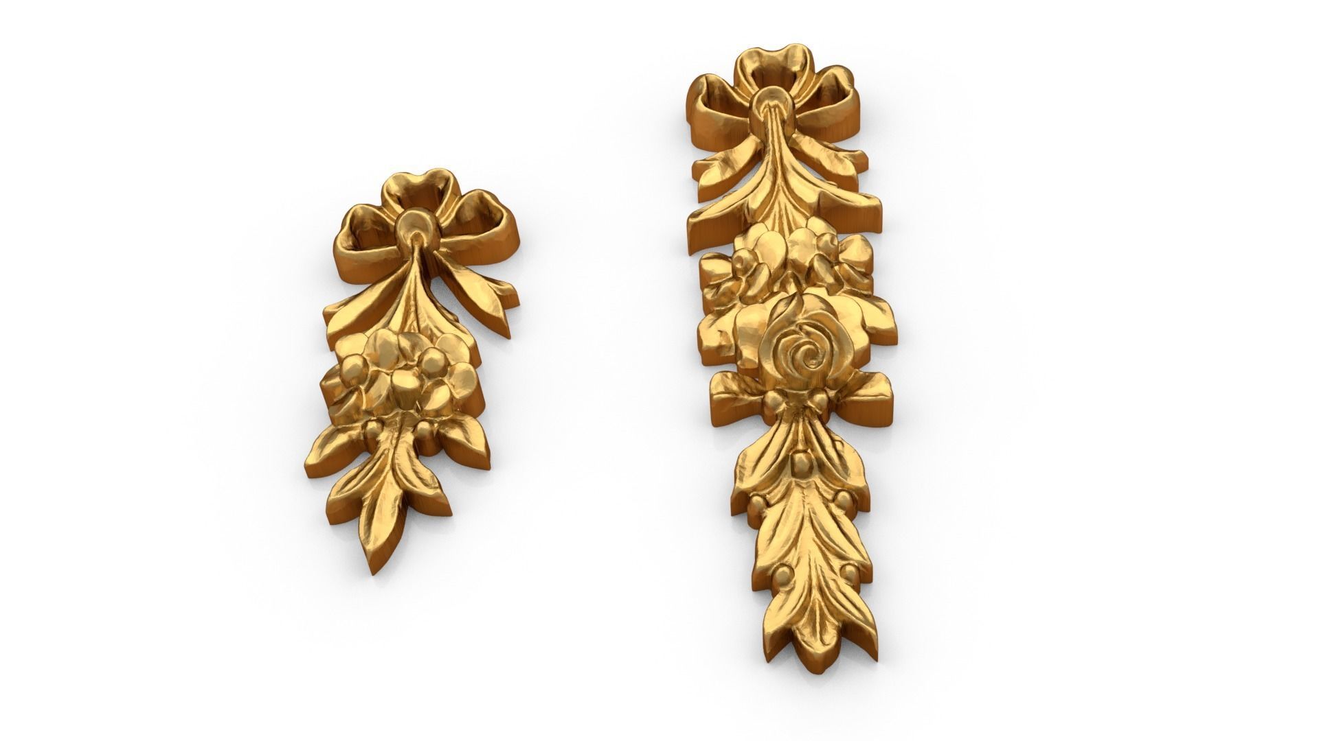 Classic decor ornament 70 3D model_3