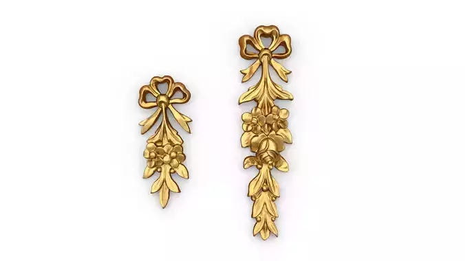 Classic decor ornament 70 3D model