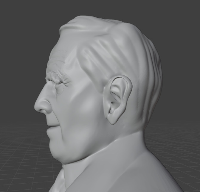 Jrr Tolkien 3D print model_4