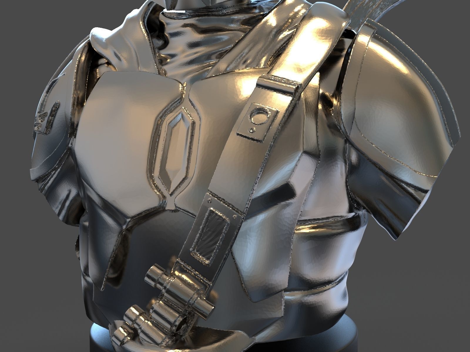 The Mandalorian Din Djarin Bust 3D print model_55