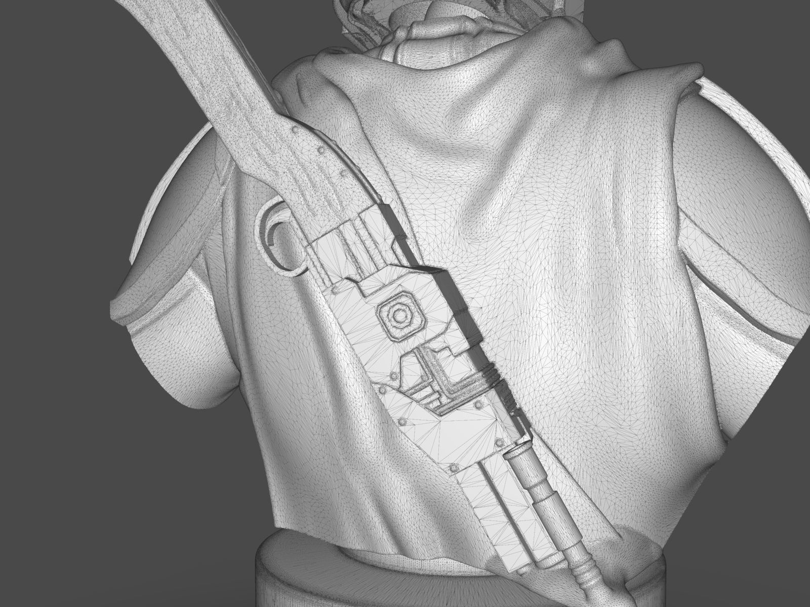 The Mandalorian Din Djarin Bust 3D print model_62