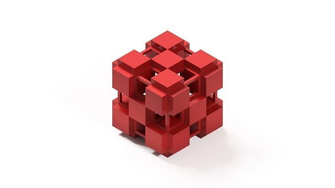 3D CUBE MODEL 3D print model