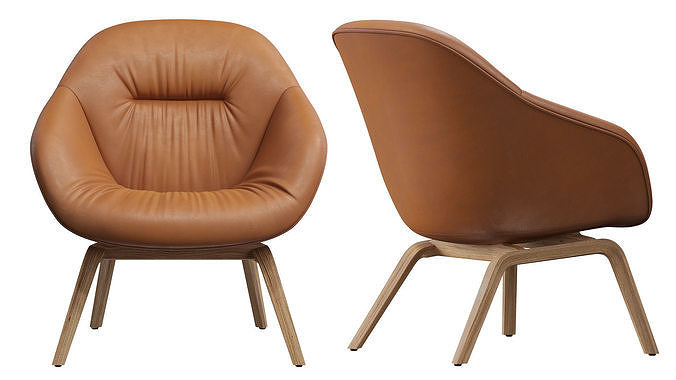 HAY LOUNGE ARMCHAIR 3D model 4