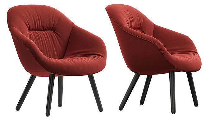 HAY LOUNGE ARMCHAIR 3D model 5