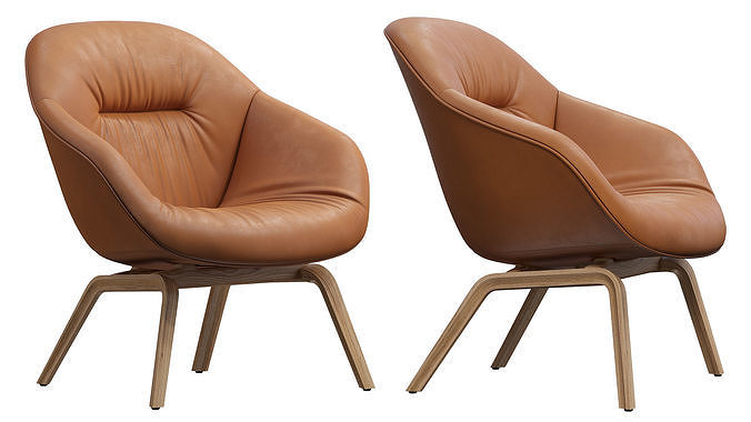 HAY LOUNGE ARMCHAIR 3D model 3