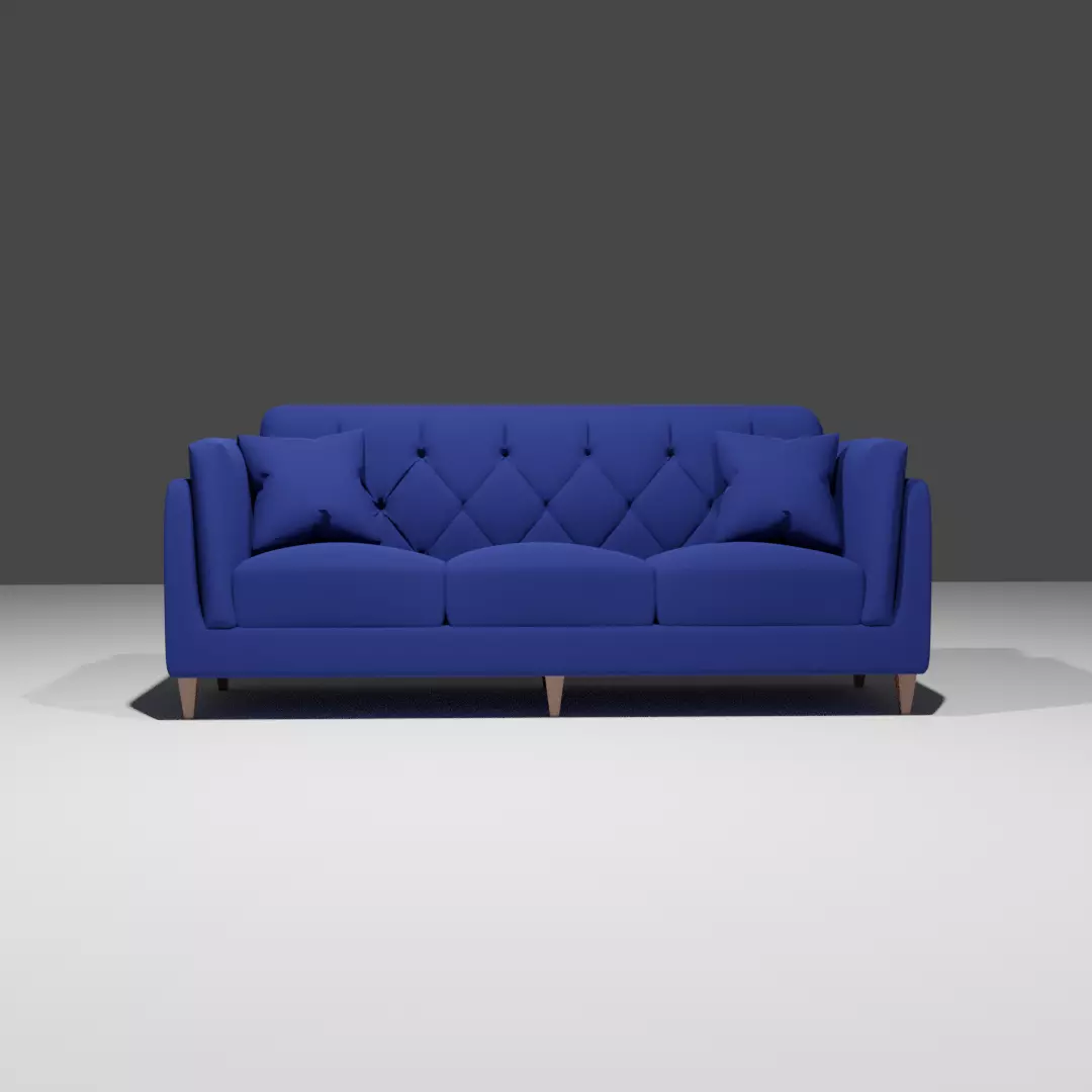 Chesterfield modern sofa Free 3D model