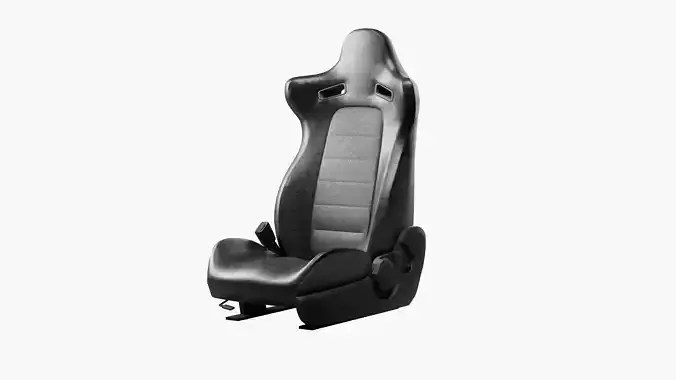 Car Seat - Low Poly
