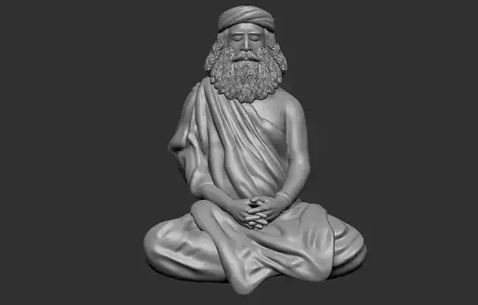 SADHGURU JAGGI VASUDEV 3D print model