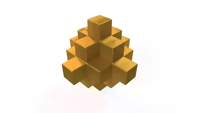 MINIATURE PLASTIC CUBE