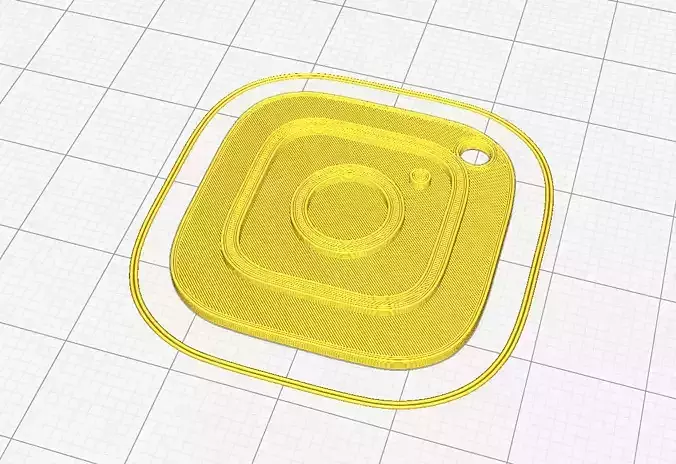 trinket instagram for 3D print