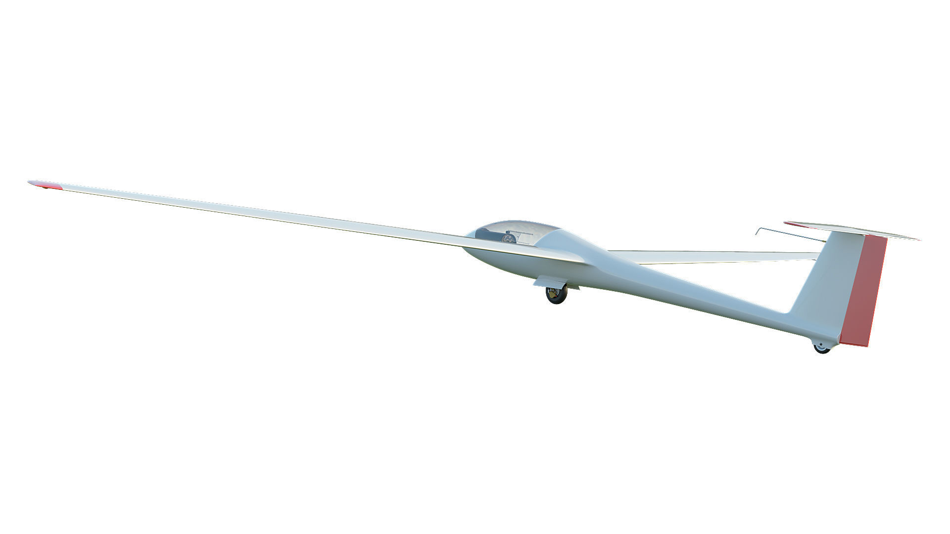 Rolladen-Schneider LS4 Glider  3D model_37