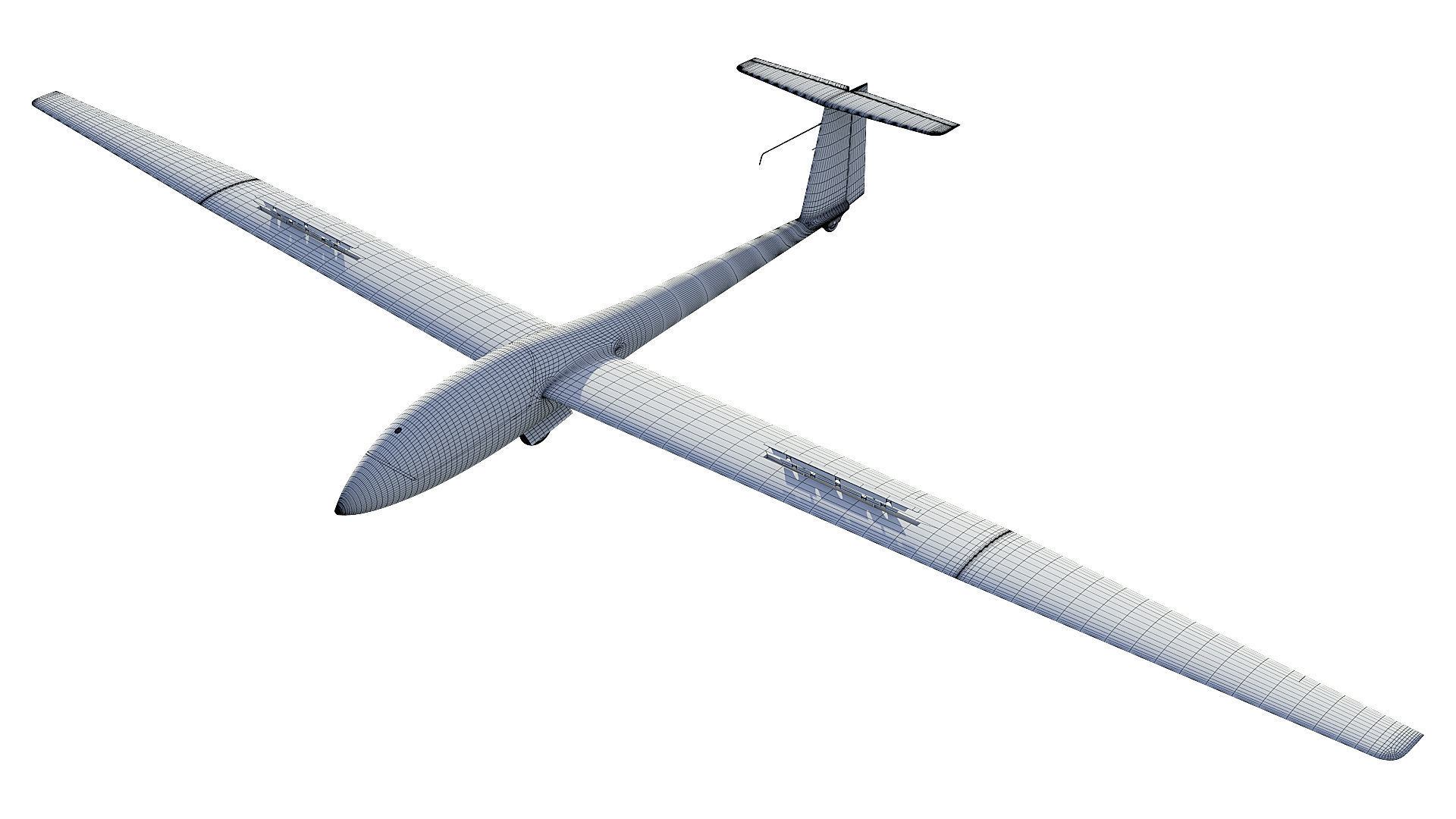 Rolladen-Schneider LS4 Glider  3D model_24