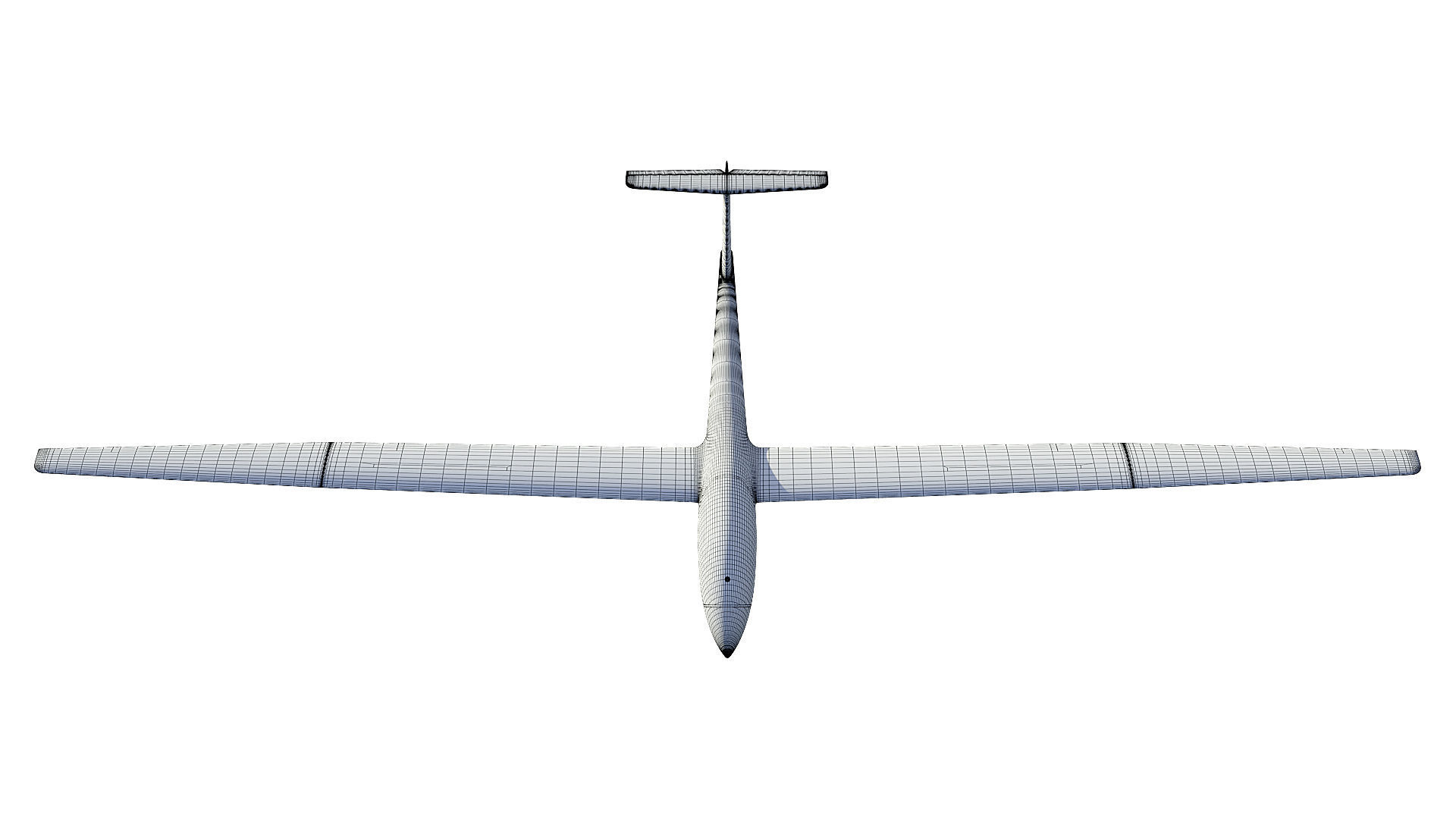 Rolladen-Schneider LS4 Glider  3D model_4