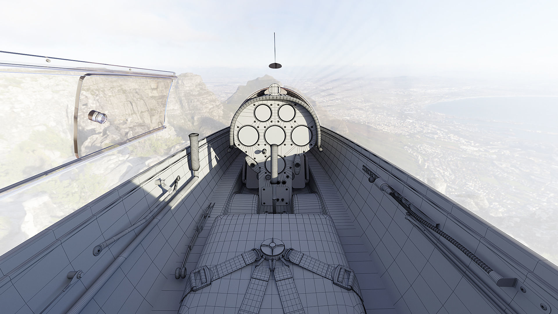 Rolladen-Schneider LS4 Glider  3D model_20