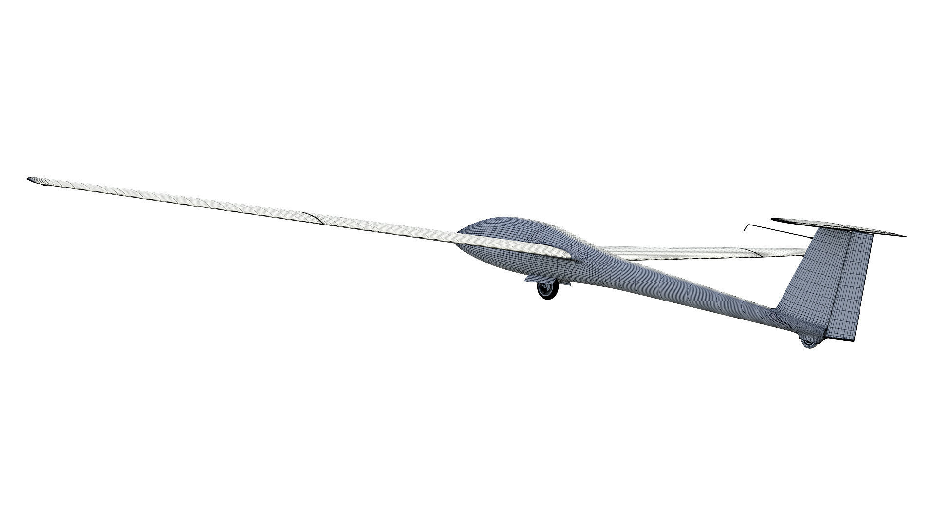Rolladen-Schneider LS4 Glider  3D model_38