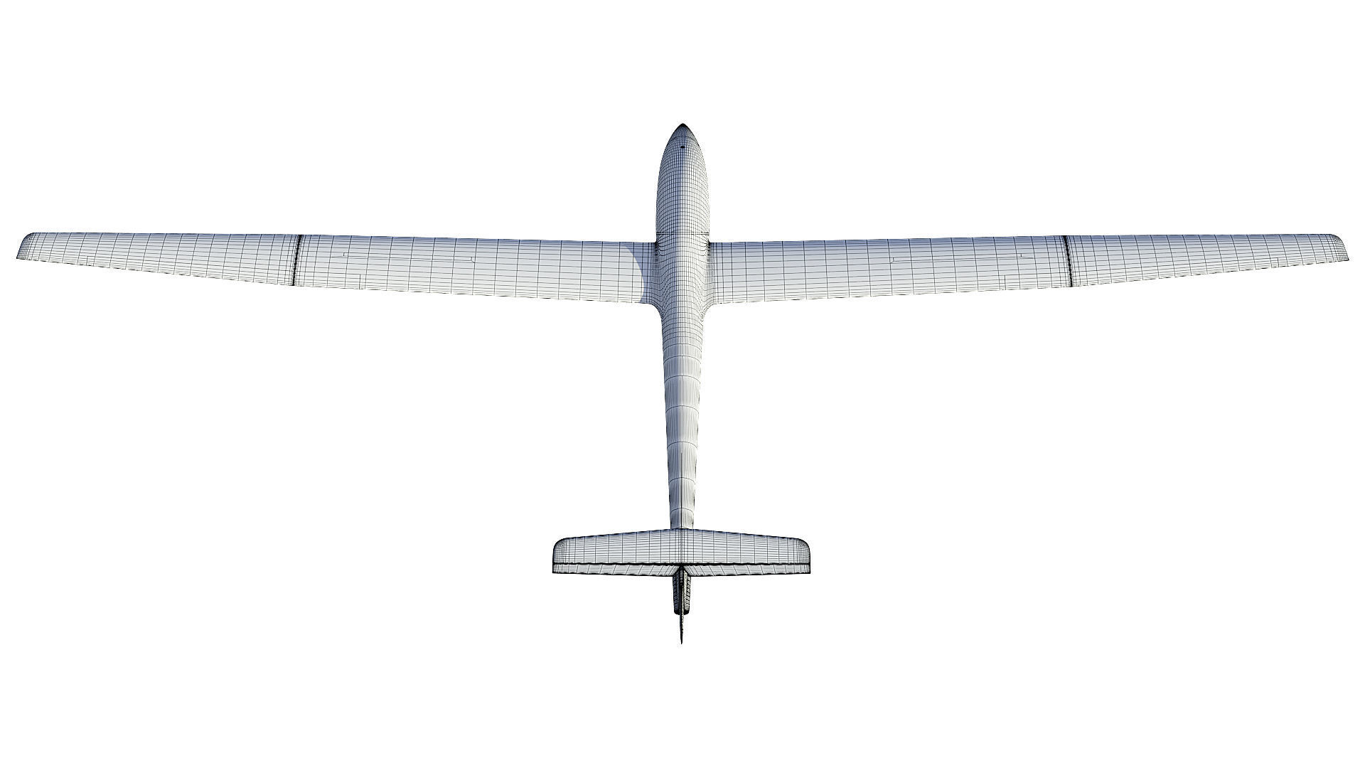 Rolladen-Schneider LS4 Glider  3D model_10