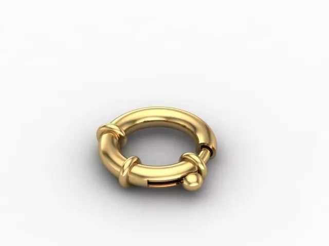 bracelet - necklace lock 3D print model_0