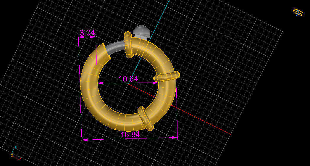 bracelet - necklace lock 3D print model_2