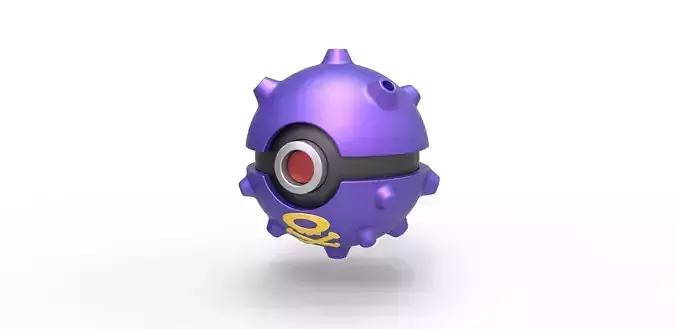 Koffing orb 3D print model