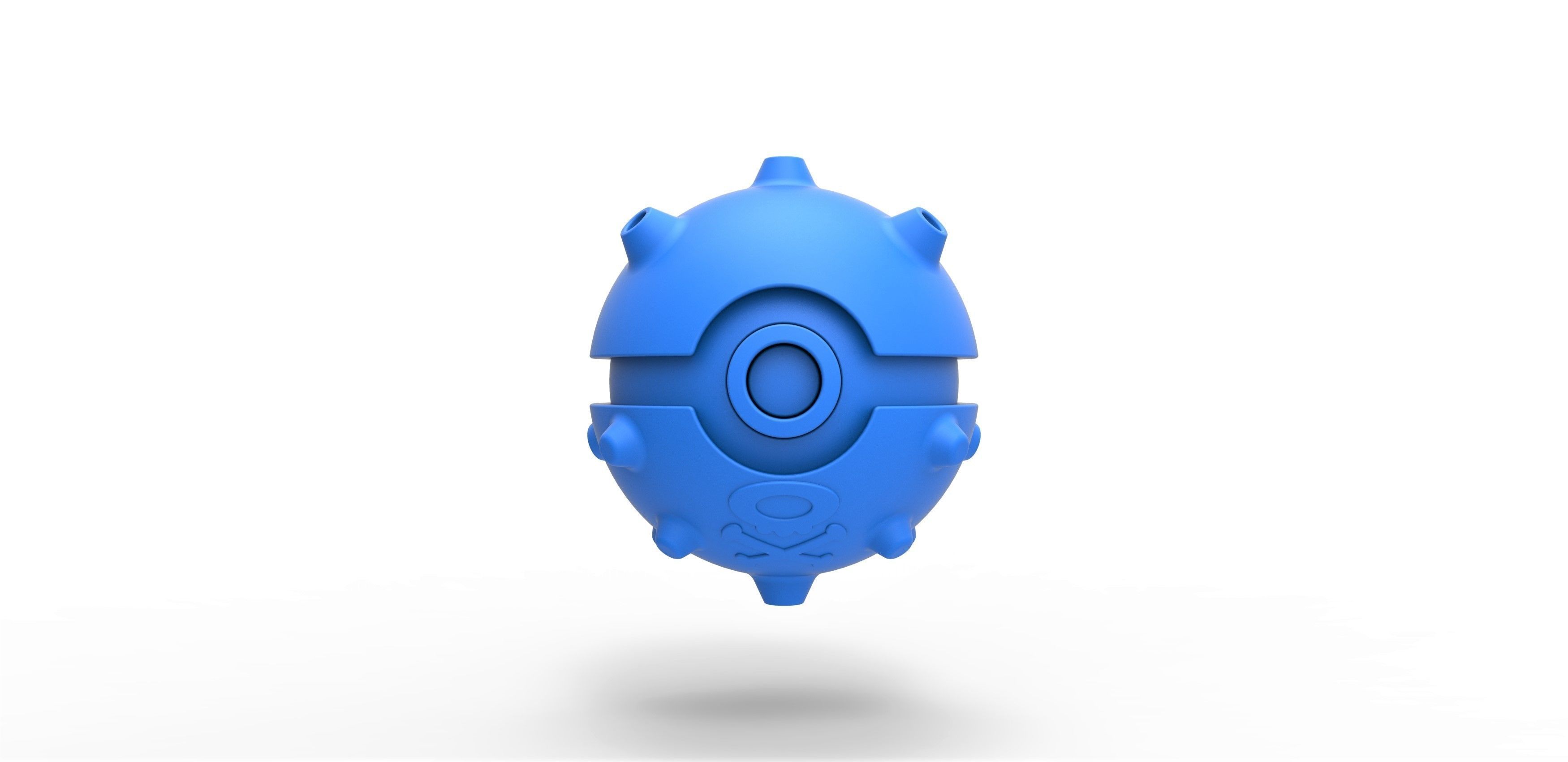 Koffing orb 3D print model_10