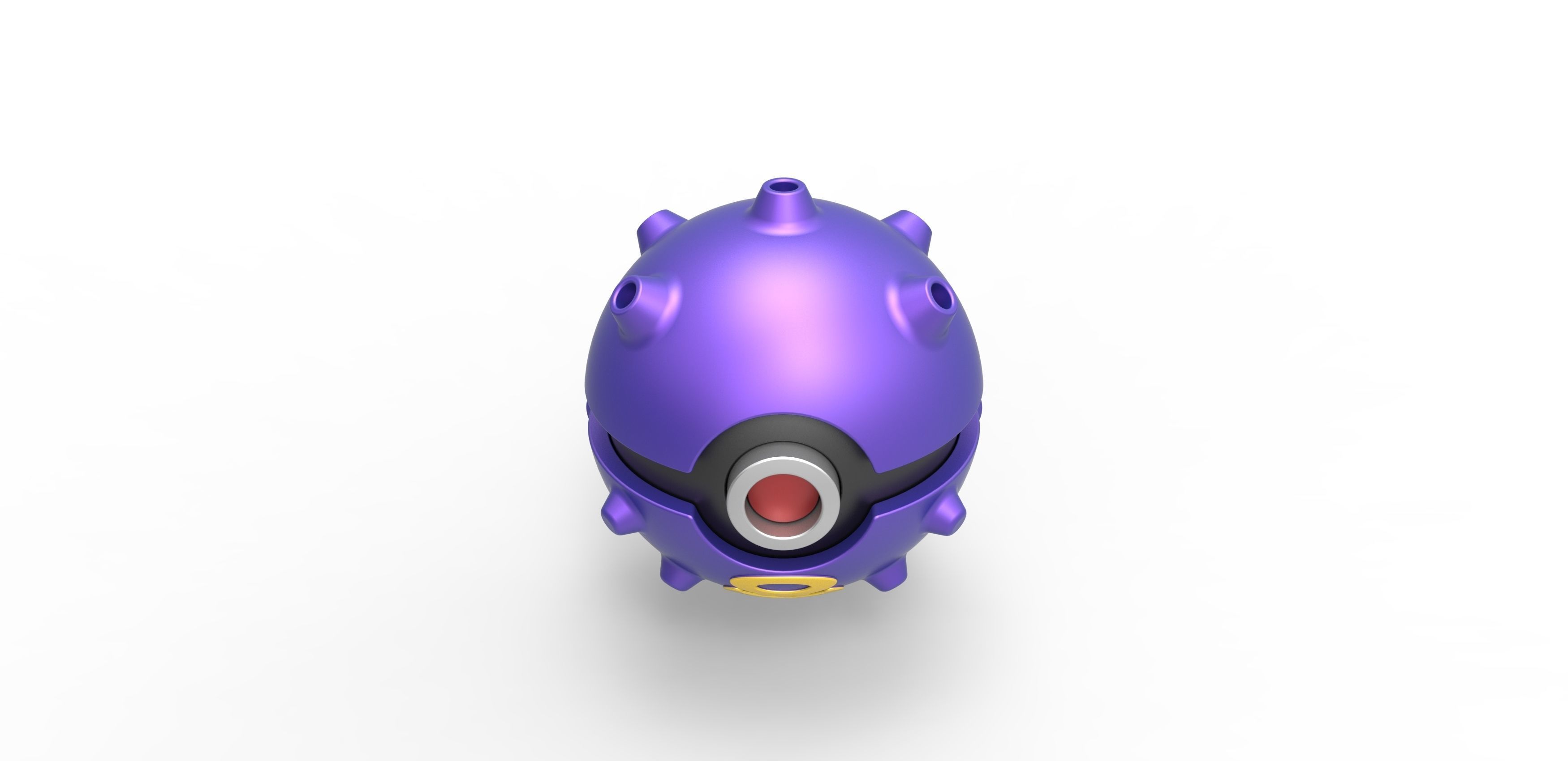 Koffing orb 3D print model_4