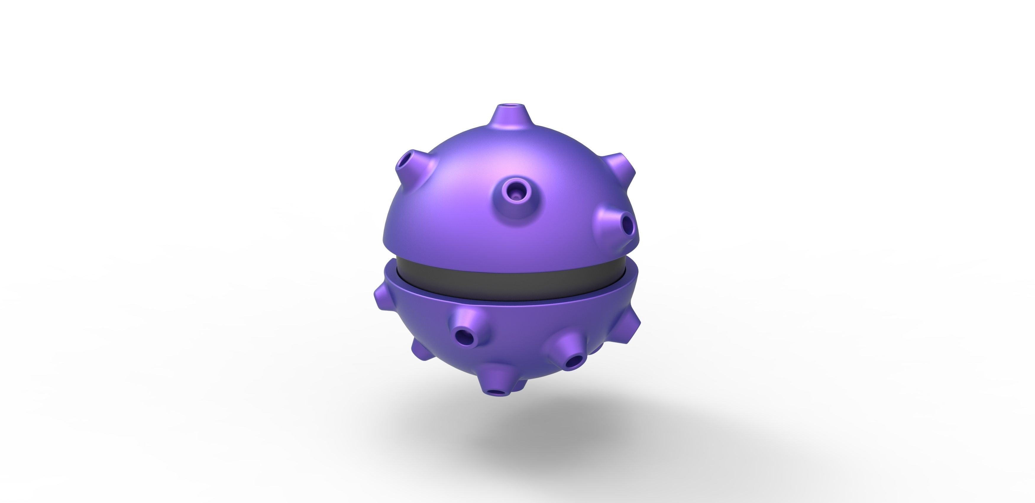 Koffing orb 3D print model_7