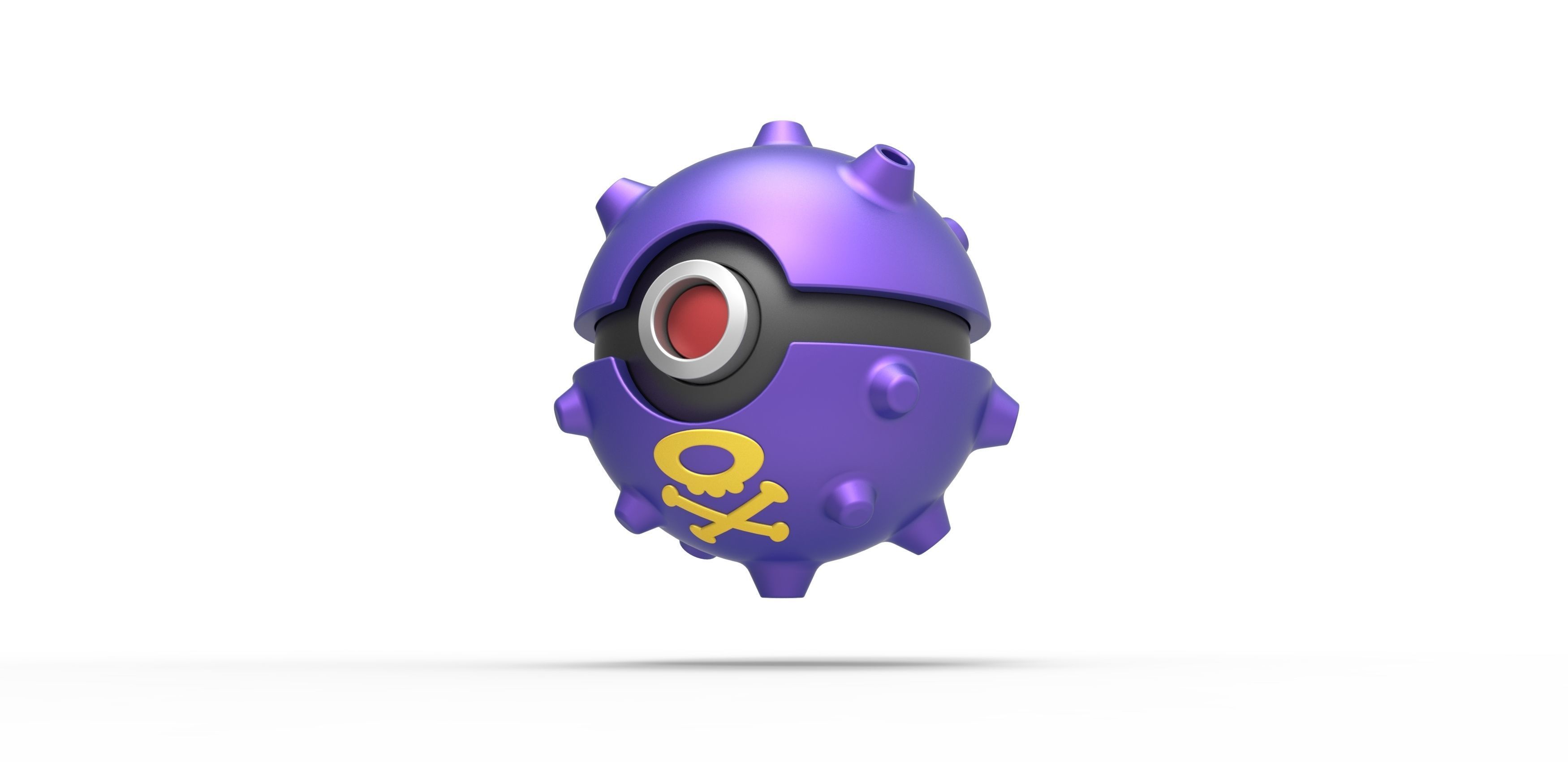 Koffing orb 3D print model_1