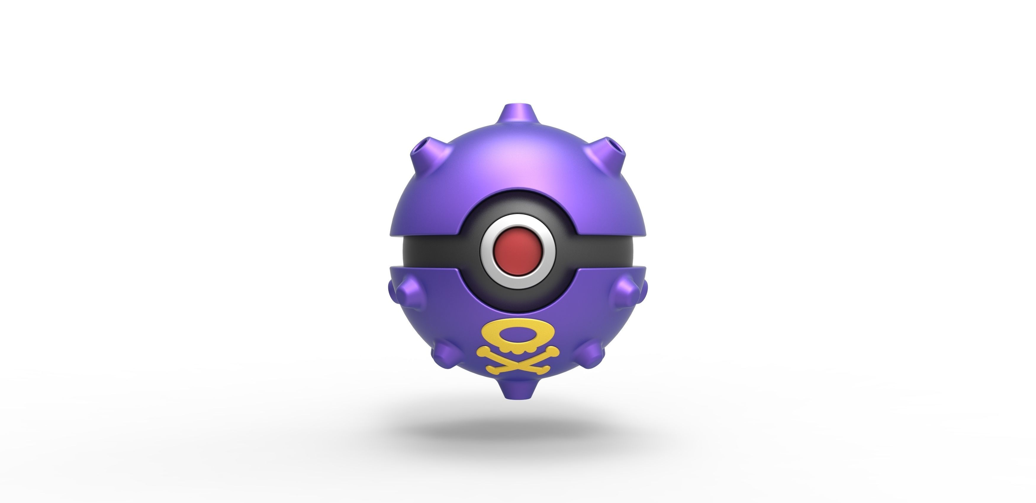 Koffing orb 3D print model_2