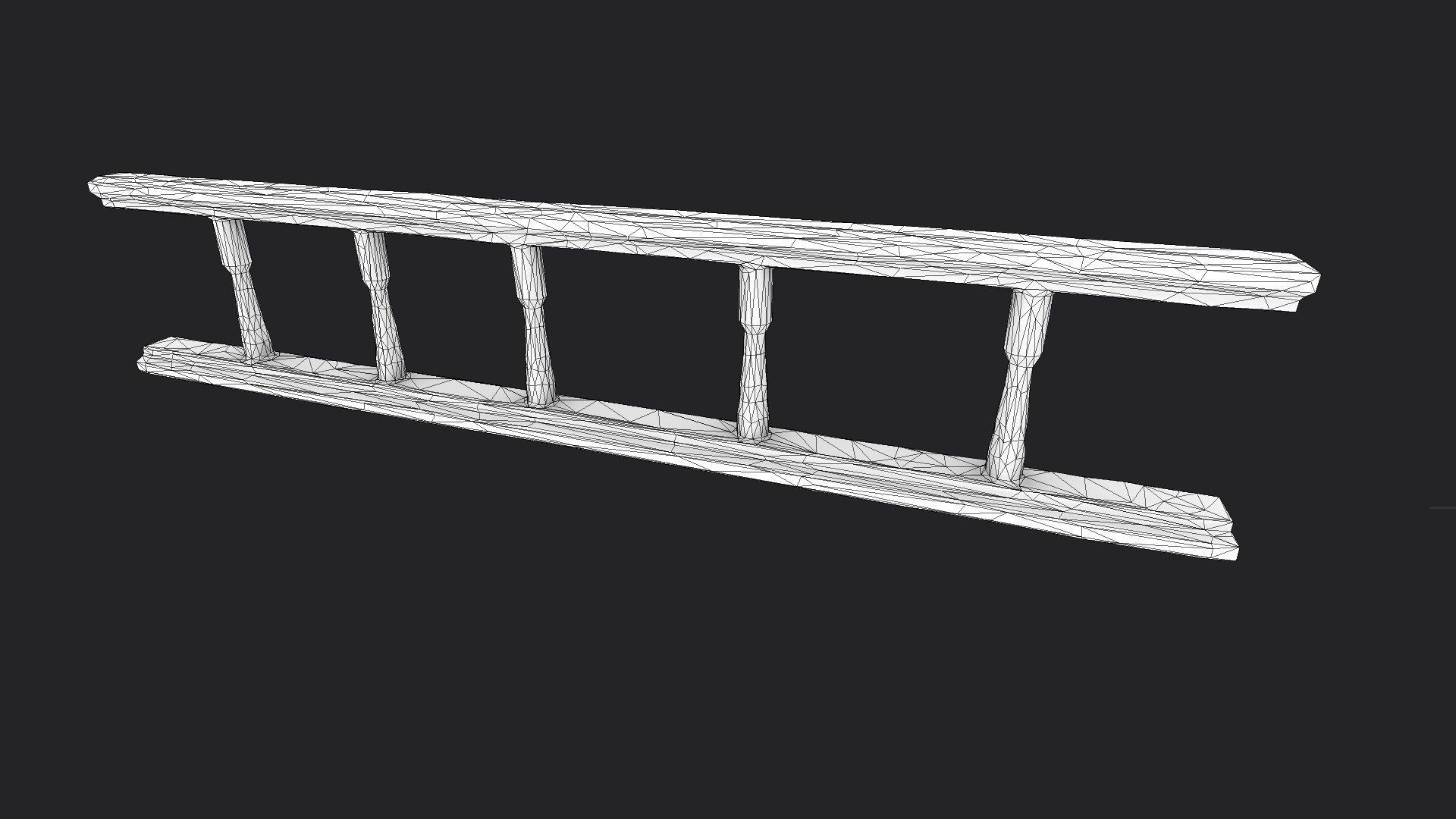 Skull Temple Set Low-poly 3D model_15