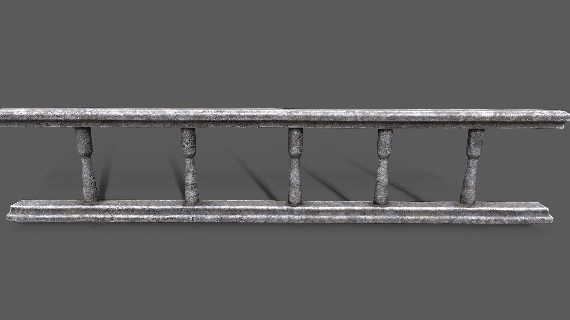 Skull Temple Set Low-poly 3D model_11