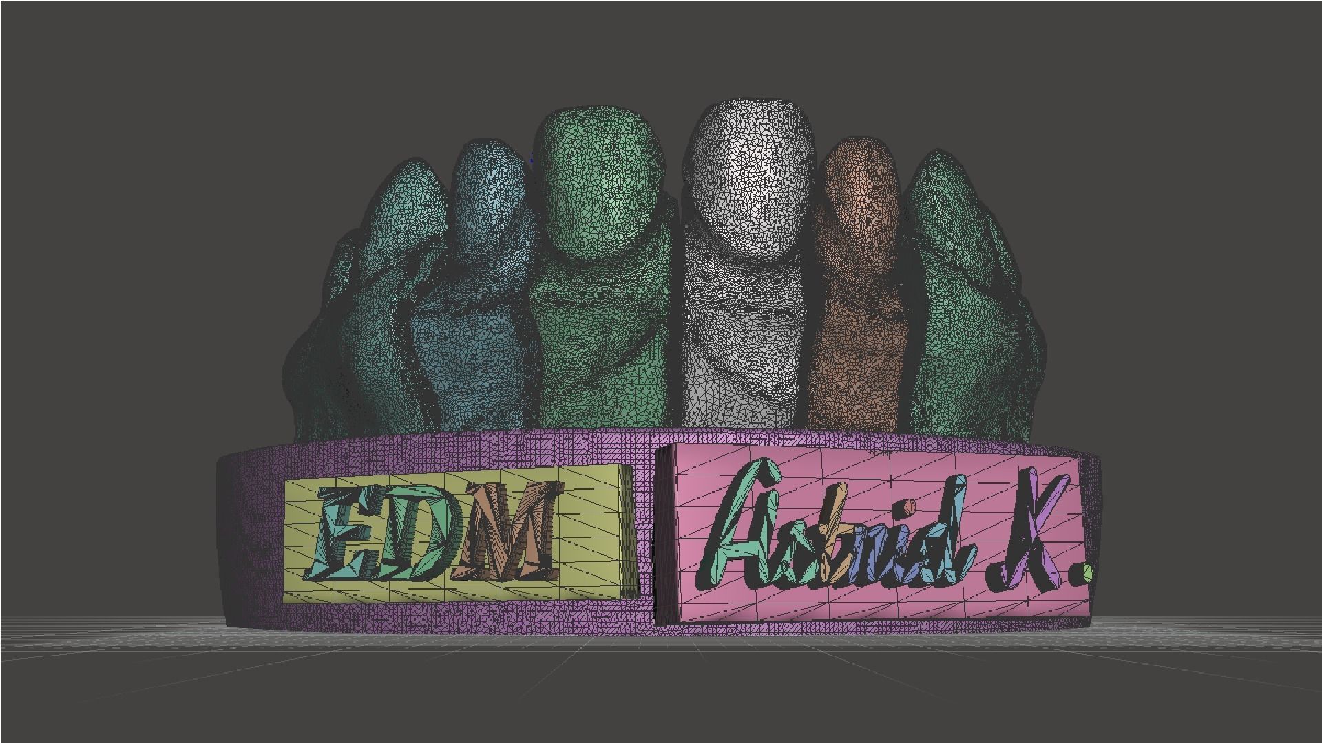 EDM Dental Practice Special Case Die System Veneer 3D print model_8