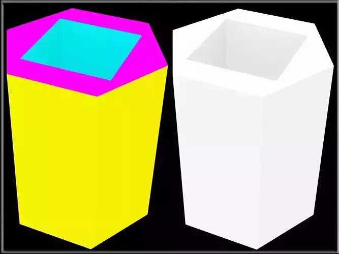 Hexagon - Square Hole