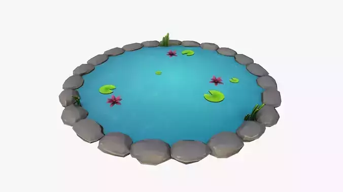 Cartoon Pond
