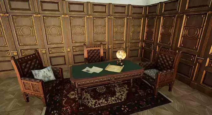 Gothic Living Furniture Set