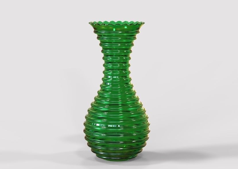 Flower Vase 3D print model_25
