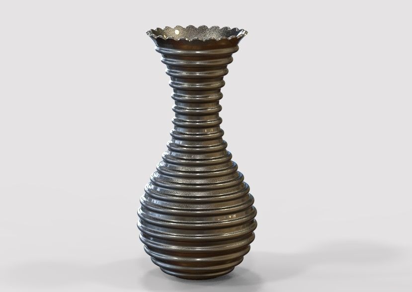 Flower Vase 3D print model_2